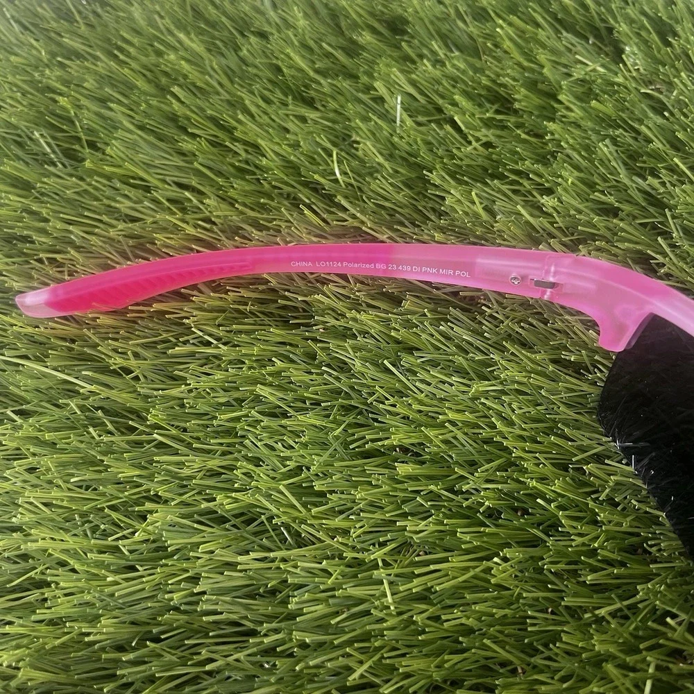 New Pink Body Glove Sunglasses Wrap Polarized Mirror 100% UVA-UVB Wavecrest NWT